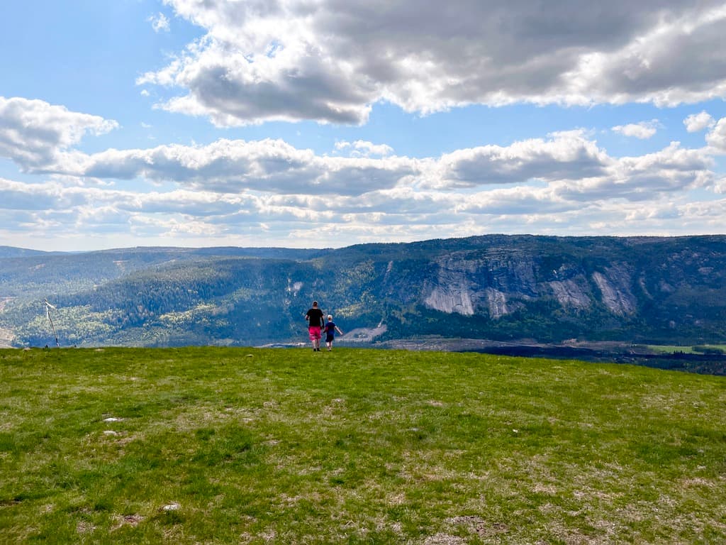 Paragliding in den Bergen nahe Lindeview